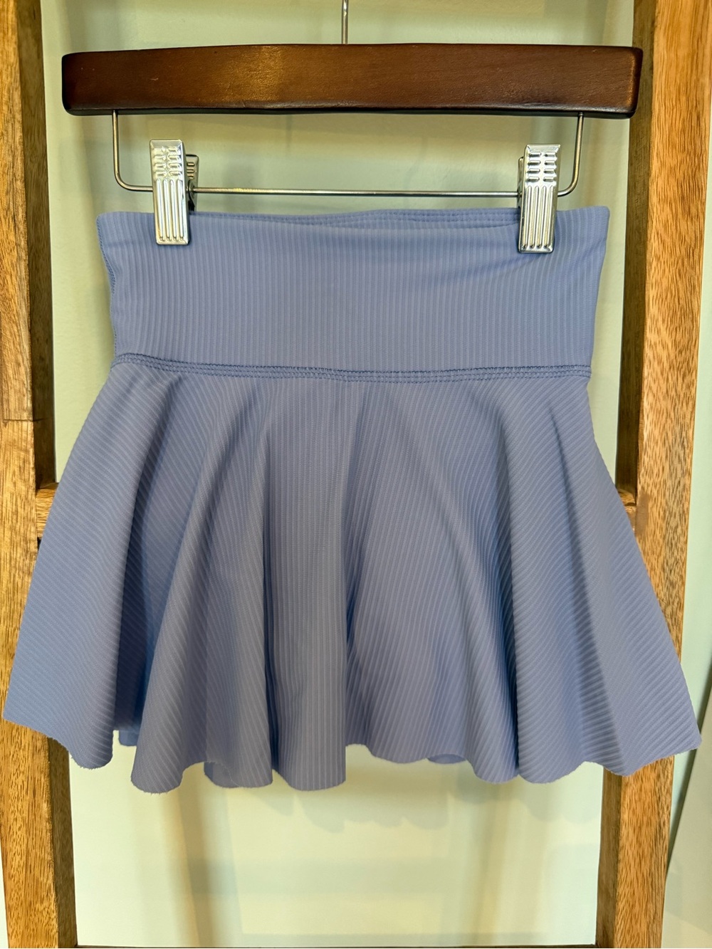 Old Navy Girls Powersoft Ribbed Skort Built In Shorts Periwinkle Blue Size S 6/7